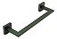 Porta Toalha Toalheiro Italy 60cm Banheiro Eterna Inox Preto - Imagem 1