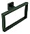 Porta Toalha Toalehiro Argola Banheiro Eterna Inox Preto - Imagem 1