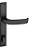 Fechadura Porta Aluminio Pado 661 Magnum Preta Perfil Estr - Imagem 1