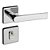 Fechadura Pado Concept 414 Porta Externa Cromada 40mm Quadr. - Imagem 1