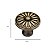 Kit 3 Puxador Italy Line 106 Colonial Antique Metal 32mm - Imagem 2