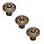 Kit 3 Puxador Italy Line 106 Colonial Antique Metal 32mm - Imagem 1