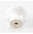 Kit 5 Puxador Italy Line Il7038 Cerâmica Branco C/ Parafuso - Imagem 3