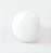 Kit 5 Puxador Italy Line Il7038 Cerâmica Branco C/ Parafuso - Imagem 5