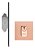 Fechadura Trava Porta Correr Pado Expansiva Rose Externa Qdr - Imagem 1