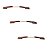 Kit 3 Puxador Cobre Envelhecido Italy Line 2092 128mm Metal - Imagem 1