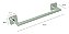Porta Toalha Toalheiro Italy Line 30cm Banheiro Styllus Inox - Imagem 2