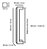 Puxador Inox Preto Porta Abrir Correr Pivotante Df992 30cm - Imagem 5