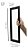 Puxador Inox Preto Porta Abrir Correr Pivotante Df992 30cm - Imagem 3