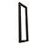 Puxador Inox Preto Porta Abrir Correr Pivotante Df992 30cm - Imagem 1