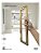 Puxador Inox Dourado Porta Abrir Correr Pivotante Df992 30cm - Imagem 3