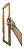 Puxador Inox Dourado Porta Abrir Correr Pivotante Df992 30cm - Imagem 1