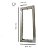 Puxador Inox Cromado Porta Abrir Correr Pivotante Df992 30cm - Imagem 2