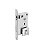 Fechadura Rolete Pivotante Imab 1710 Escovada Quadrada 55 Mm - Imagem 2