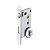 Fechadura Rolete Pivotante Imab 1710 Redonda Cromada 55mm - Imagem 1