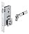 Fechadura Rolete Pivotante Imab 4700 Quadrada Cromada 55mm - Imagem 1