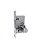 Fechadura Porta Correr Expansiva Escovada Banheiro Imab 2441 - Imagem 2