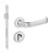 Fechadura Duna Imab Externa Acetinada Escovada Cilindro 40mm - Imagem 2
