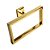 Porta Toalha Toalheiro Argola Dourado Italy Eterna Inox Gold - Imagem 4
