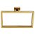 Porta Toalha Toalheiro Argola Dourado Italy Eterna Inox Gold - Imagem 1