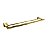 Porta Toalha Toalheiro Duplo Dourado Eterna 60cm Inox Gold - Imagem 1