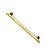 Porta Toalha Toalheiro Duplo Dourado Eterna 60cm Inox Gold - Imagem 4