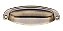 Kit 5 Puxador Concha Colonial Antique 115 Italy Line 96mm - Imagem 2