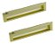 Kit 2 Puxador Concha Dourado Italy Line Il155 Metal 192mm - Imagem 1