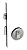 Fechadura Rolete Pivotante Pado Inox Escovado 55mm Externa - Imagem 1