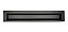 Puxador Concha Preto Fosco Italy Line Il155 Metal 192mm - Imagem 1