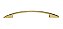 Kit 5 Puxador Dourado 2092 Italy Line Metal 160mm - Imagem 2