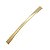 Puxador Dourado 2092 Italy Line Metal 160mm C/ Parafusos - Imagem 1