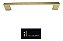 Puxador Dourado Il 950 Italy Line Metal 96mm C/ Parafusos - Imagem 2