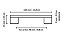 Kit 3 Puxador Il950 Liveri Preto Fosco Metal 96 Mm Italy - Imagem 4