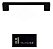 Puxador Preto Fosco Il 950 Italy Line Metal 160mm C/ Paraf - Imagem 4