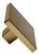 Puxador Dourado Matte Italy Line Il2248 Metal 35 Mm C/ Paraf - Imagem 2