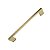 Kit 5 Puxador Dourado Il 950 Liveri Metal 160mm + Parafusos - Imagem 2