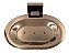 Saboneteira De Parede Red Gold Eterna Italy Line Inox - Imagem 3