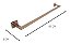 Porta Toalha Toalheiro Red Gold Eterna Italy Line 60 Cm Inox - Imagem 4