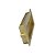 Puxador Concha Dourado Italy Line Il155 Metal 96mm C/ Paraf - Imagem 2