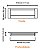 Kit 2 Puxador Concha Preto Fosco Italy Line Il155 Metal 96mm - Imagem 4