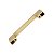 Puxador Dourado Fosco Il 950 Italy Line 64mm C/ Pafafusos - Imagem 3