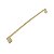 Puxador Dourado Fosco Il 950 Liveri Italy Line Metal 224mm - Imagem 1