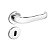 Fechadura Duna Imab Interna Cromada Quarto Chave Grande 40mm - Imagem 2