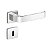 Fechadura Odin Imab Interna Cromada Quarto Chave Grande 40mm - Imagem 2