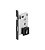 Fechadura Rolete Pivotante Externa Preto Fosco Imab 1710 55m - Imagem 1