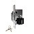 Fechadura Porta Correr Expansiva Preto Fosco Imab 2441 Quadr - Imagem 3