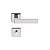 Fechadura Porta Externa Tess Cromada Imab 40 Mm C/cilindro - Imagem 2