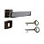 Fechadura Tess Imab Interna Quarto Chave Grande Cromada 40mm - Imagem 3