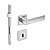 Fechadura Tess Imab Interna Quarto Chave Grande Cromada 40mm - Imagem 1